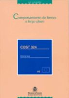 Portada de Cost. 324. Comportamientos de firmes largo plazo.