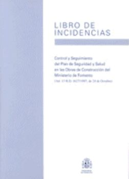 Portada de Libro de Incidencias.