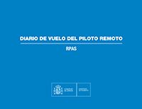 Portada de Diario de vuelo del piloto remoto. RPAS. IMPRESO