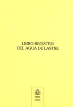 Portada de Libro Registro del Agua de Lastre. [IMPRESO]
