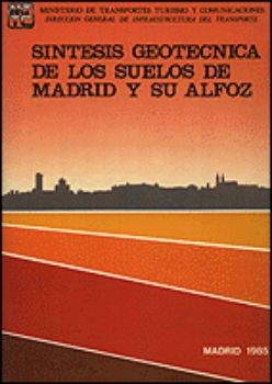 Portada de Síntesis geotécnica de los suelos de Madrid y su alfoz.