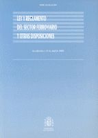 Portada de Ley y Reglamento del Sector Ferroviario y Otras Disposiciones.