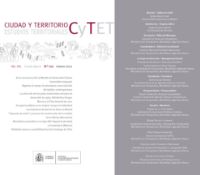 Portada de Revista Ciudad y Territorio, Estudios Territoriales. C y TET n.º 212, verano 2022