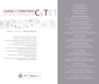 Portada de Revista Ciudad y Territorio, Estudios Territoriales. C y TET n.º 213, otoño 2022