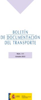 Portada de Boletín de documentación del transporte nº409, octubre 2022 [MITMA]