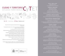 Portada de Revista Ciudad y Territorio, Estudios Territoriales. C y TET N.º 214, invierno 2022