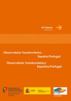 Portada de Observatorio transfronterizo España/Portugal. Informe nº 10. Datos 2019 Observatorio Transfronteiriço Espanha/Portugal