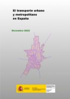 Portada de El transporte urbano y metropolitano en España. Diciembre 2022