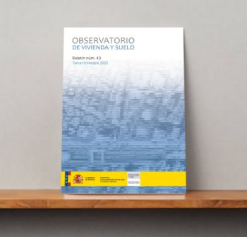 Portada de Observatorio de vivienda y suelo. Boletín núm. 43, tercer trimestre 2022