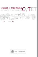 Portada de SUSCRIPCIÓN Revista Ciudad y Territorio, Estudios Territoriales. CyTET
