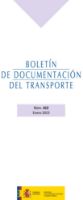 Portada de Boletín de documentación del transporte nº412, enero 2023 [MITMA]