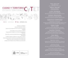 Portada de Revista Ciudad y Territorio, Estudios Territoriales. C y TET n.º 215, primavera 2023