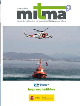 Portada de Revista del Ministerio de Transportes, Movilidad y Agenda Urbana. [Mitma], n.º 735, abril 2023