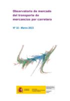 Portada de Observatorio de mercado del transporte de mercancías por carretera. N.º 32, marzo 2023