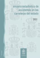 Portada de Anuario estadístico de accidentes en las carreteras del estado, 2021