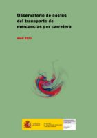 Portada de Observatorio de costes del transporte de mercancías por carretera. Abril 2023