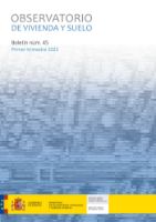 Portada de Observatorio de vivienda y suelo. Boletín núm. 45, primer trimestre 2023