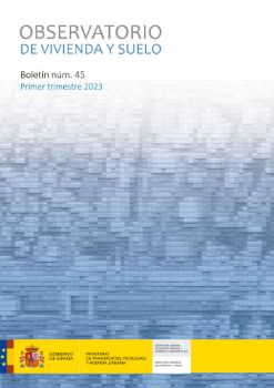 Portada de Observatorio de vivienda y suelo. Boletín núm. 45, primer trimestre 2023