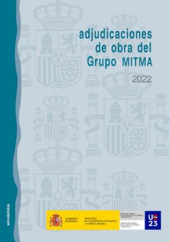 Portada de Adjudicaciones de obra del Grupo Mitma, año 2022