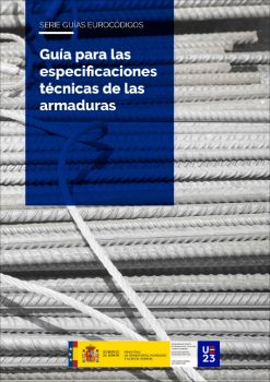 Portada de Guía para las especificaciones técnicas de las armaduras. Serie Guías Eurocódigos