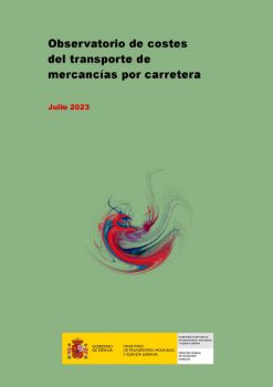 Portada de Observatorio de costes del transporte de mercancías por carretera. Julio 2023