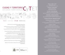 Portada de Revista Ciudad y Territorio, Estudios Territoriales. CyTET n.º 218, invierno 2023