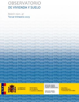 Portada de Observatorio de vivienda y suelo. Boletín núm. 47, tercer trimestre 2023