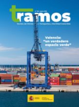 Portada de Tramos. Revista del Ministerio de Transportes y Movilidad Sostenible, n.º 745, marzo 2024