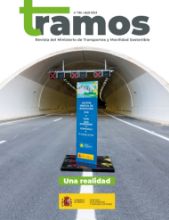 Portada de Tramos. Revista del Ministerio de Transportes y Movilidad Sostenible, n.º 746, abril 2024
