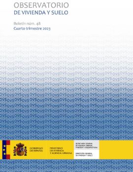 Portada de Observatorio de vivienda y suelo. Boletín núm. 48, cuarto trimestre 2023