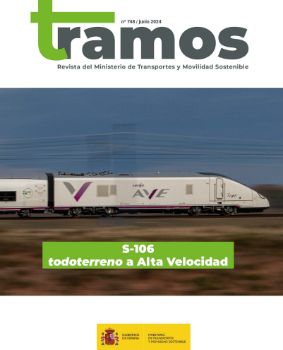 Portada de Tramos. Revista del Ministerio de Transportes y Movilidad Sostenible, n.º 748, junio 2024