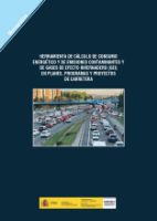 Portada de Herramienta de cálculo de consumo energético y de emisiones contaminantes y de gases de efecto invernadero (GEI) en planes, programas y proyectos de carretera. M-150 