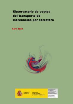 Portada de Observatorio de costes del transporte de mercancías por carretera. Abril 2024