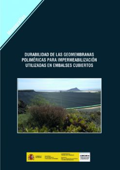 Portada de Durabilidad de las geomembranas poliméricas para impermeabilización utilizadas en embalses cubiertos. M-148