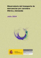 Portada de Observatorio del transporte de mercancías por carretera. Oferta y demanda, julio 2024