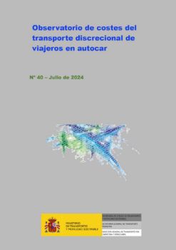 Portada de Observatorio de costes del transporte discrecional de viajeros en autocar. Nº 40, julio 2024