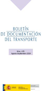 Portada de Boletín de documentación del transporte nº. 429, agosto-septiembre 2024 [MITMS]