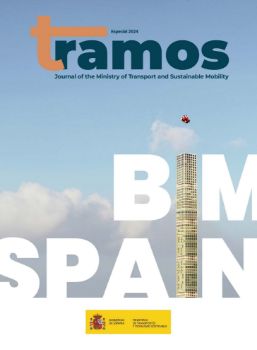 Portada de Revista Tramos. Especial 2024.  Journal of the Ministry of Transport and Sustainable Mobility