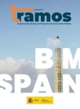 Portada de Revista Tramos. Especial 2024.  Journal of the Ministry of Transport and Sustainable Mobility. BIM Spain