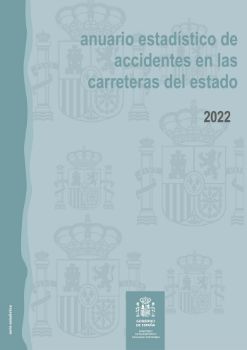 Portada de Anuario estadístico de accidentes en las carreteras del estado, 2022