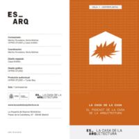 Portada de La casa de la casa. El Podcast de La Casa de la Arquitectura [Folleto díptico]