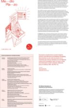 Portada de Me__dio Pla__zo. XVI Bienal Española de Arquitectura y Urbanismo [Folleto díptico]