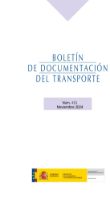 Portada de Boletín de documentación del transporte nº. 431, noviembre 2024 [MITMS]