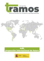 Portada de Tramos. Revista del Ministerio de Transportes y Movilidad Sostenible, n.º 754, enero 2025