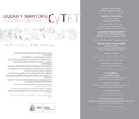 Portada de Revista Ciudad y Territorio, Estudios Territoriales. CyTET n.º 222, invierno 2024