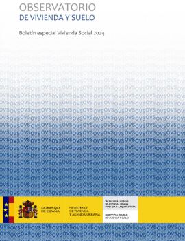 Portada de Observatorio de vivienda y suelo. Boletín especial Vivienda Social 2024