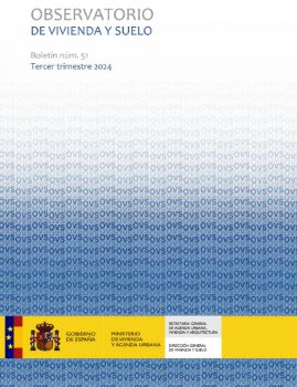 Portada de Observatorio de vivienda y suelo. Boletín núm. 51, tercer trimestre 2024