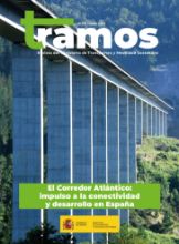Portada de Tramos. Revista del Ministerio de Transportes y Movilidad Sostenible, n.º 756, marzo 2025 - El Corredor Atlántico: impulso a la conectividad y desarrollo en España - 