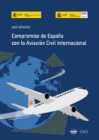 Portada de Folleto OACI - Compromiso de España con la Aviación Civil Internacional  _  Aide-Mémoire 