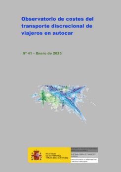 Portada de Observatorio de costes del transporte discrecional de viajeros en autocar. Nº 41, enero 2025
